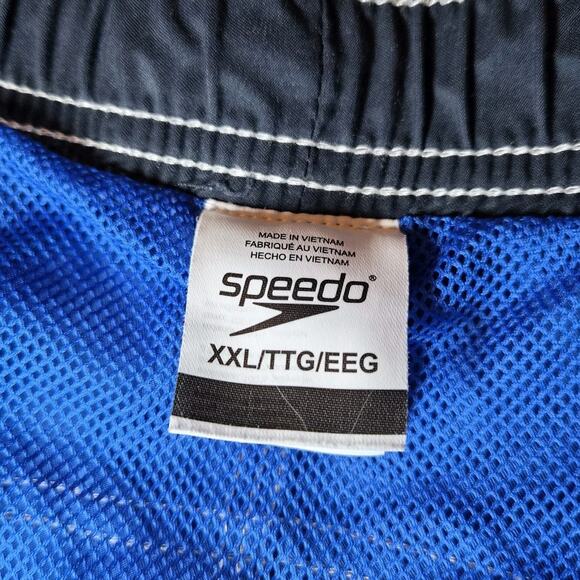 SPEEDO Blue Swimwear Swimming Trunks Shorts Size XXL - Picture 4 of 7